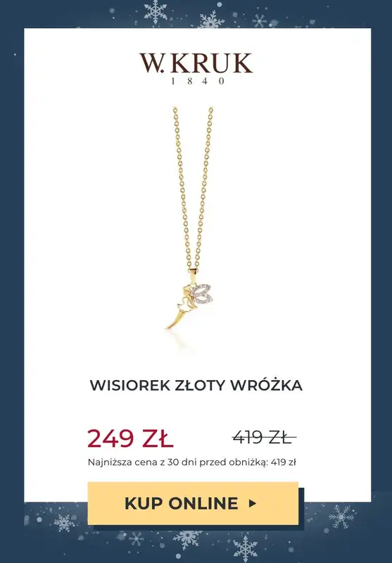 W.KRUK - gazetka promocyjna Do -50% wyprzedaż biżuterii od czwartku 11.01 do środy 17.01 - strona 8