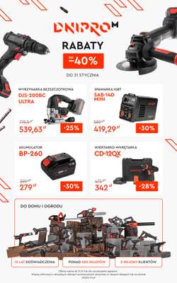 Dnipro-M - gazetka promocyjna Gazetka od poniedziałku 15.01 do środy 31.01