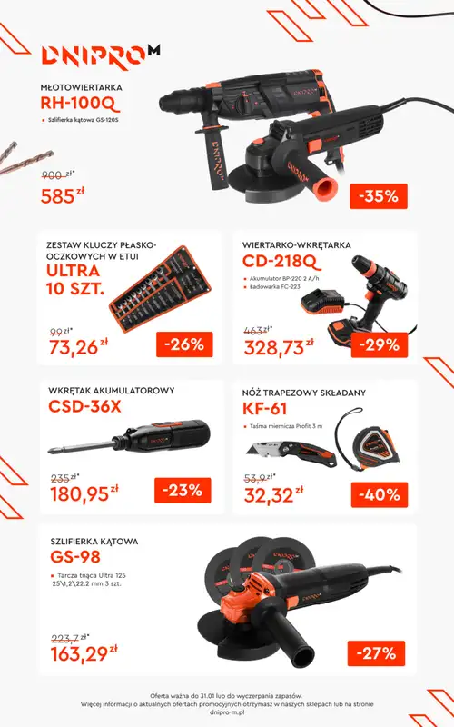 Dnipro-M - gazetka promocyjna Gazetka od poniedziałku 15.01 do środy 31.01 - strona 4