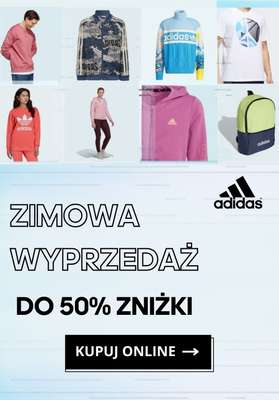 Adidas - gazetka promocyjna Do -50% zimowa wyprzedaż od wtorku 16.01 do środy 31.01