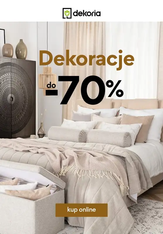 Dekoria - gazetka promocyjna Do -70% na dekoracje od wtorku 16.01 do wtorku 23.01
