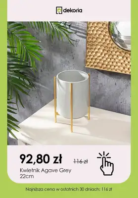 Dekoria - gazetka promocyjna Do -70% na dekoracje od wtorku 16.01 do wtorku 23.01 - strona 5 Dekoria - gazetka promocyjna Do -70% na dekoracje od wtorku 16.01 do wtorku 23.01 - strona 5