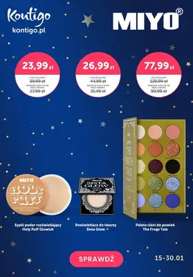 Kontigo - gazetka promocyjna Karnawałowe -40% na markę Miyo od środy 17.01 do wtorku 30.01 Kontigo - gazetka promocyjna Karnawałowe -40% na markę Miyo od środy 17.01 do wtorku 30.01