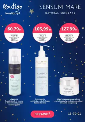 Kontigo - gazetka promocyjna Karnawałowe -40% na produkty Sensum mare od środy 24.01 do wtorku 30.01 Kontigo - gazetka promocyjna Karnawałowe -40% na produkty Sensum mare od środy 24.01 do wtorku 30.01
