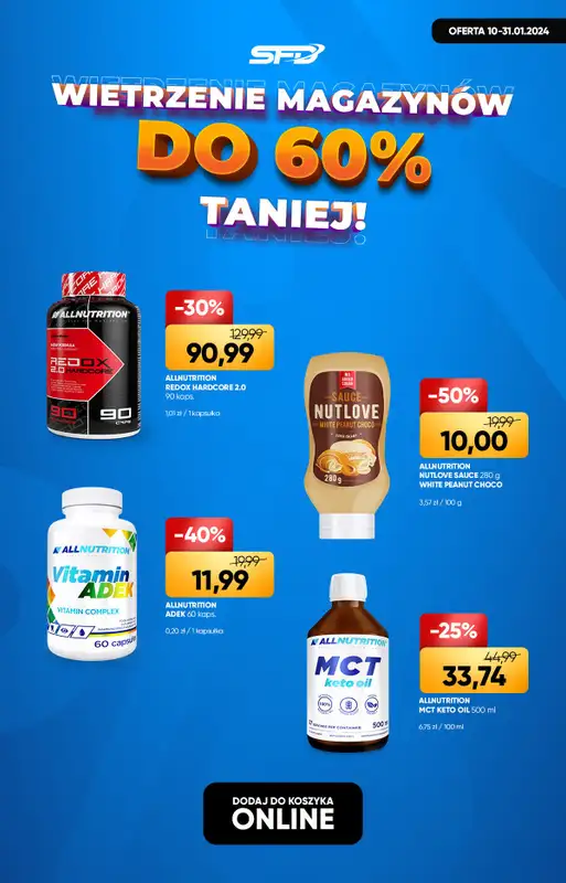 SFD - gazetka promocyjna SFD - wietrzenie magazynów od środy 17.01 do wtorku 23.01 - strona 4