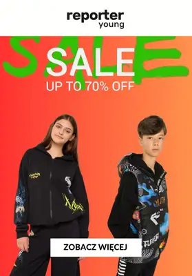 Reporter Young - gazetka promocyjna Do -70% na wyprzedaży od środy 17.01 do środy 24.01