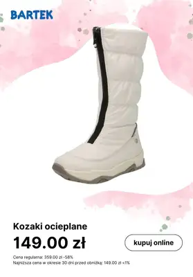 Bartek - gazetka promocyjna Do -60% WYPRZEDAŻ od poniedziałku 22.01 do poniedziałku 29.01 - strona 4 Bartek - gazetka promocyjna Do -60% WYPRZEDAŻ od poniedziałku 22.01 do poniedziałku 29.01 - strona 4