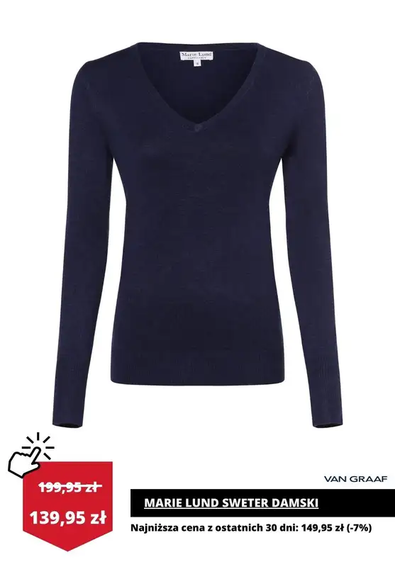 Van Graaf - gazetka promocyjna Swetry damskie na wyprzedaży od poniedziałku 22.01  - strona 5