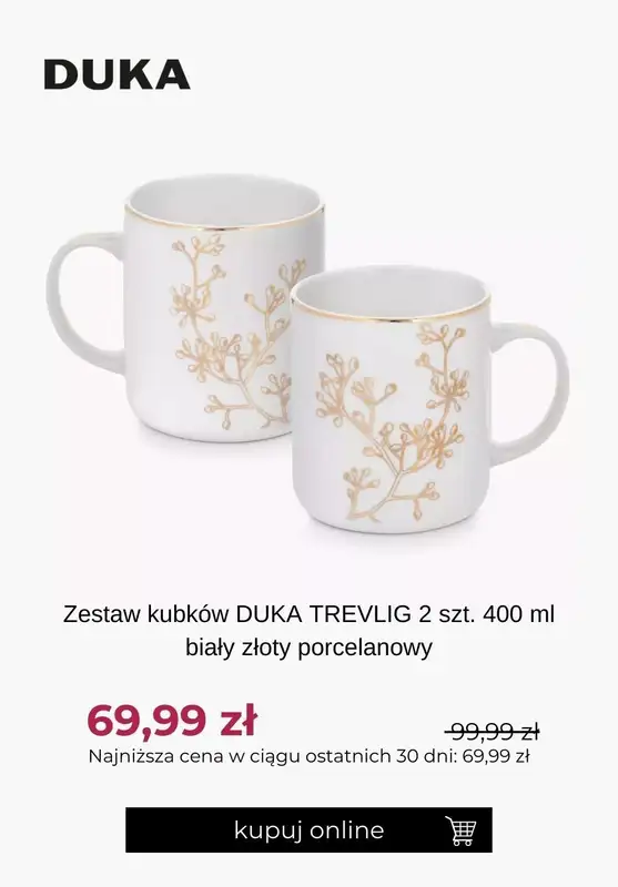 DUKA - gazetka promocyjna Dodatkowe -20% z KODEM na wybrane produkty od wtorku 23.01 do wtorku 30.01 - strona 8