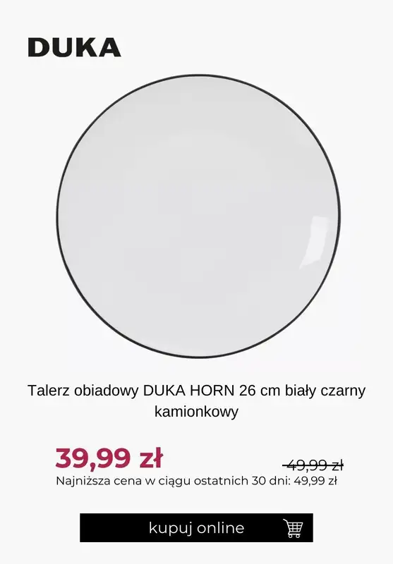 DUKA - gazetka promocyjna Dodatkowe -20% z KODEM na wybrane produkty od wtorku 23.01 do wtorku 30.01 - strona 4