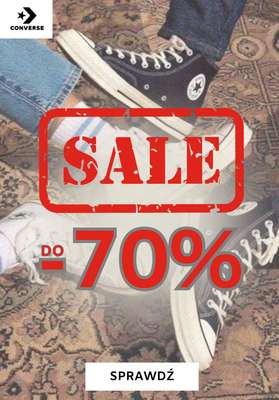 Converse - gazetka promocyjna Do -70% ostatnie dni wyprzedaży od wtorku 23.01 