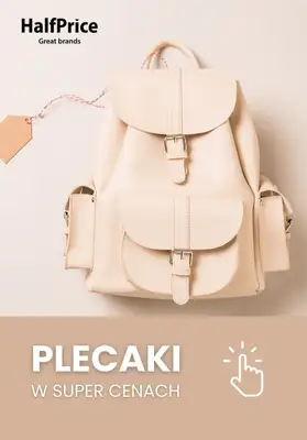 HalfPrice - gazetka promocyjna PLECAKI w super cenach! od środy 24.01 do środy 31.01