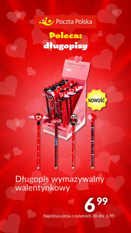Poczta Polska - gazetka promocyjna Prezenty na Walentynki od poniedziałku 29.01 do czwartku 15.02 - strona 33