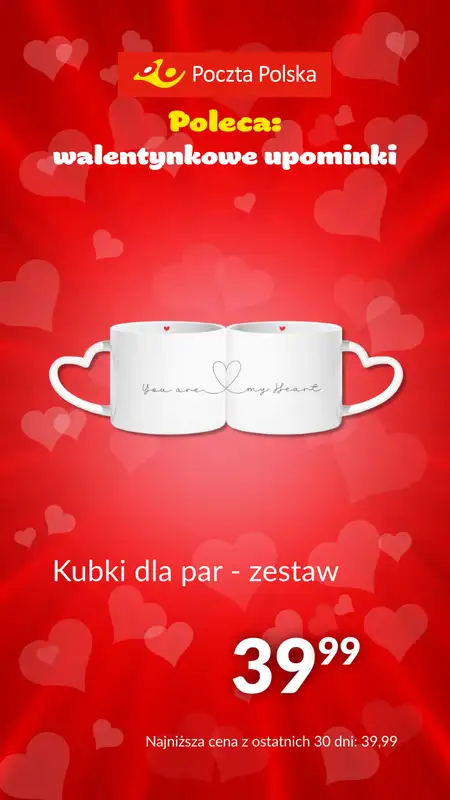 Poczta Polska - gazetka promocyjna Prezenty na Walentynki od poniedziałku 29.01 do czwartku 15.02 - strona 12