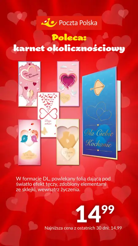 Poczta Polska - gazetka promocyjna Prezenty na Walentynki od poniedziałku 29.01 do czwartku 15.02 - strona 4