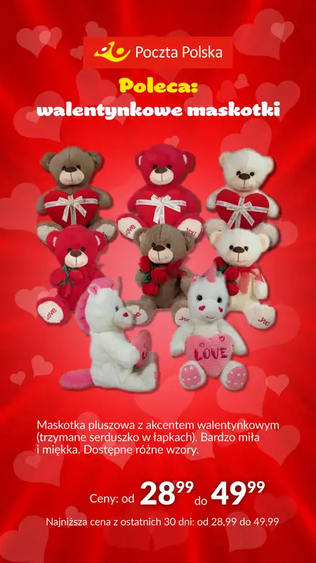 Poczta Polska - gazetka promocyjna Prezenty na Walentynki od poniedziałku 29.01 do czwartku 15.02 - strona 6