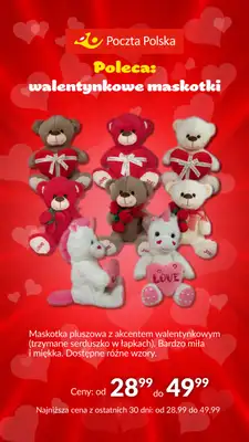 Poczta Polska - gazetka promocyjna Prezenty na Walentynki od poniedziałku 29.01 do czwartku 15.02 - strona 6 Poczta Polska - gazetka promocyjna Prezenty na Walentynki od poniedziałku 29.01 do czwartku 15.02 - strona 6