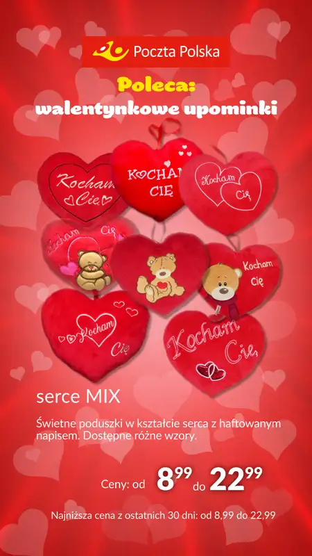 Poczta Polska - gazetka promocyjna Prezenty na Walentynki od poniedziałku 29.01 do czwartku 15.02 - strona 5