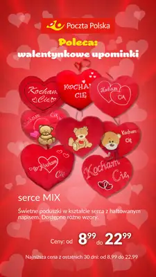 Poczta Polska - gazetka promocyjna Prezenty na Walentynki od poniedziałku 29.01 do czwartku 15.02 - strona 5 Poczta Polska - gazetka promocyjna Prezenty na Walentynki od poniedziałku 29.01 do czwartku 15.02 - strona 5
