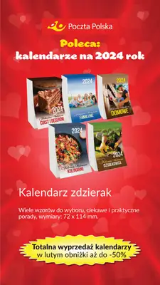 Poczta Polska - gazetka promocyjna Prezenty na Walentynki od poniedziałku 29.01 do czwartku 15.02 - strona 40 Poczta Polska - gazetka promocyjna Prezenty na Walentynki od poniedziałku 29.01 do czwartku 15.02 - strona 40