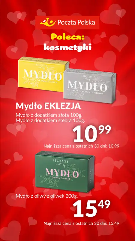 Poczta Polska - gazetka promocyjna Prezenty na Walentynki od poniedziałku 29.01 do czwartku 15.02 - strona 28