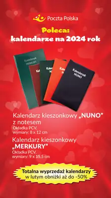 Poczta Polska - gazetka promocyjna Prezenty na Walentynki od poniedziałku 29.01 do czwartku 15.02 - strona 35 Poczta Polska - gazetka promocyjna Prezenty na Walentynki od poniedziałku 29.01 do czwartku 15.02 - strona 35
