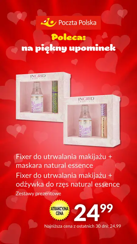Poczta Polska - gazetka promocyjna Prezenty na Walentynki od poniedziałku 29.01 do czwartku 15.02 - strona 25