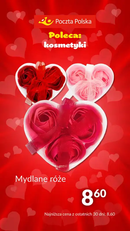 Poczta Polska - gazetka promocyjna Prezenty na Walentynki od poniedziałku 29.01 do czwartku 15.02 - strona 24