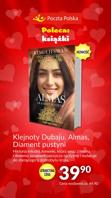 Poczta Polska - gazetka promocyjna Prezenty na Walentynki od poniedziałku 29.01 do czwartku 15.02 - strona 21