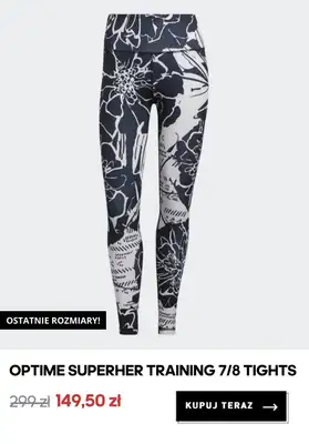 Adidas - gazetka promocyjna Do -50% legginsy damskie od poniedziałku 29.01 do wtorku 06.02 - strona 7