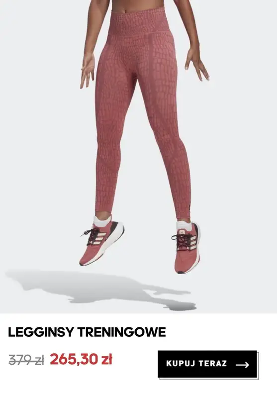 Adidas - gazetka promocyjna Do -50% legginsy damskie od poniedziałku 29.01 do wtorku 06.02 - strona 10