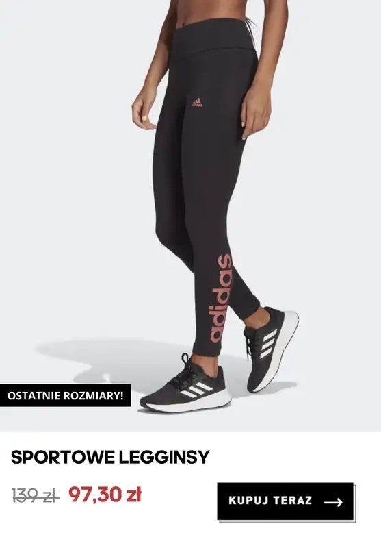 Adidas - gazetka promocyjna Do -50% legginsy damskie od poniedziałku 29.01 do wtorku 06.02 - strona 2