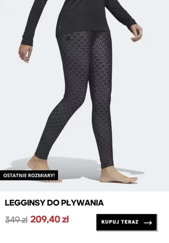 Adidas - gazetka promocyjna Do -50% legginsy damskie od poniedziałku 29.01 do wtorku 06.02 - strona 8