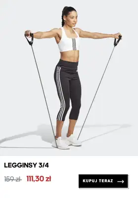 Adidas - gazetka promocyjna Do -50% legginsy damskie od poniedziałku 29.01 do wtorku 06.02 - strona 5