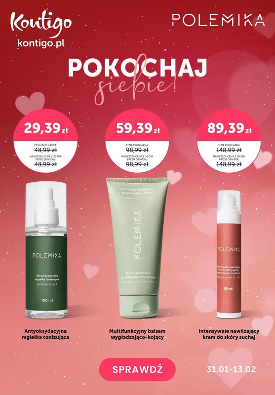 Kontigo - gazetka promocyjna Pokochaj siebie od środy 31.01 do wtorku 13.02 - strona 3