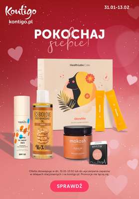 Kontigo - gazetka promocyjna Pokochaj siebie od środy 31.01 do wtorku 13.02