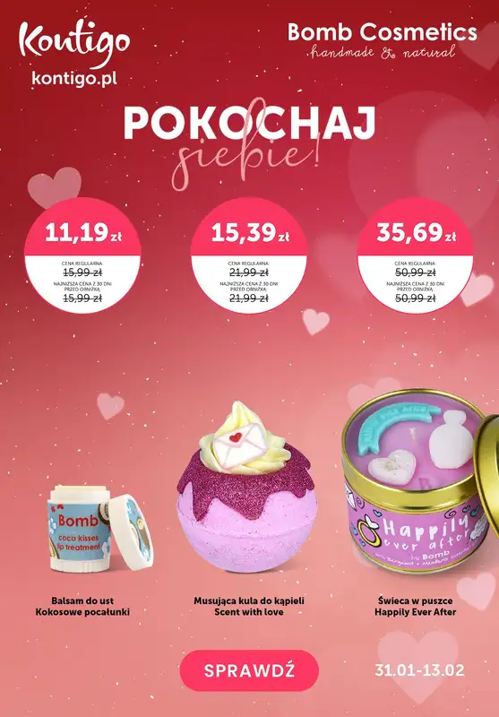 Kontigo - gazetka promocyjna Pokochaj siebie od środy 31.01 do wtorku 13.02 - strona 7
