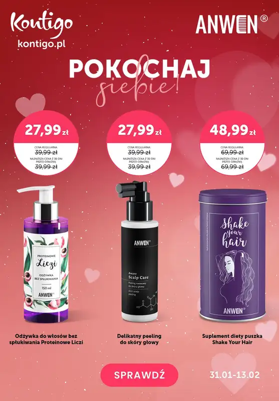 Kontigo - gazetka promocyjna Pokochaj siebie od środy 31.01 do wtorku 13.02 - strona 5