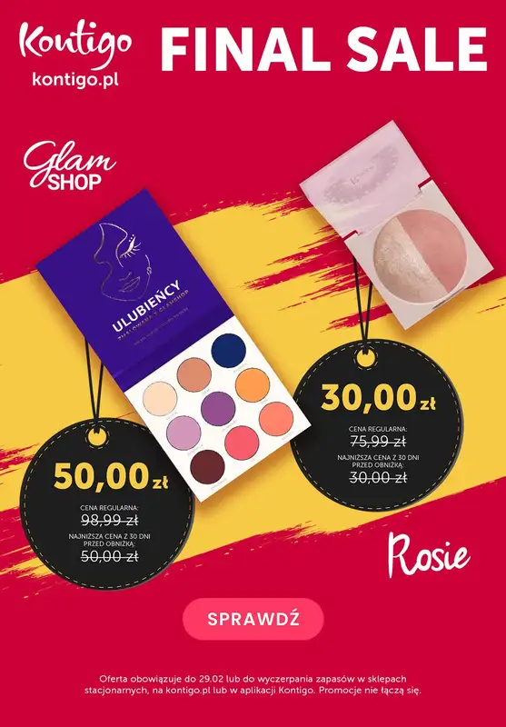 Kontigo - gazetka promocyjna FINAL SALE od piątku 02.02 do czwartku 29.02
