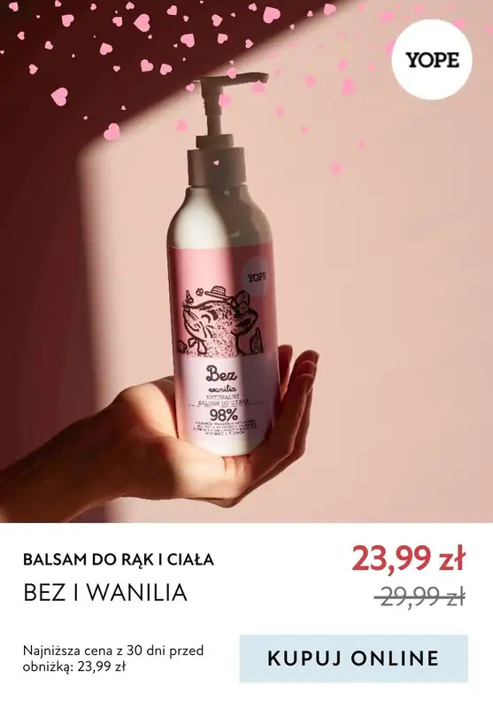 Yope - gazetka promocyjna Yope | -20% na kosmetyki do ciała od poniedziałku 05.02 do środy 14.02 - strona 6