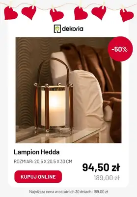 Dekoria - gazetka promocyjna Dekoracje na WALENTYNKI w super cenach od środy 07.02  - strona 6 Dekoria - gazetka promocyjna Dekoracje na WALENTYNKI w super cenach od środy 07.02  - strona 6