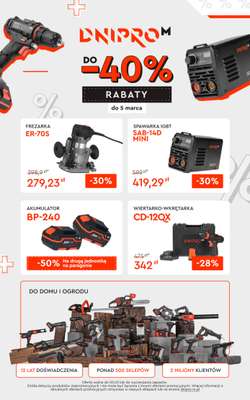 Dnipro-M - gazetka promocyjna Gazetka od piątku 09.02 do wtorku 05.03