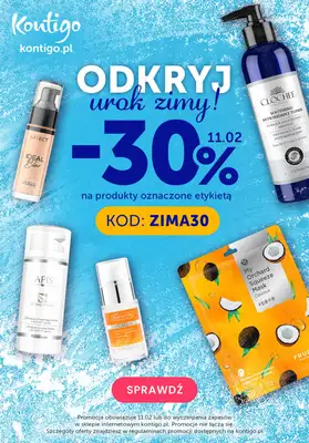 Kontigo - gazetka promocyjna Urok zimy -40% od piątku 09.02 do niedzieli 11.02 Kontigo - gazetka promocyjna Urok zimy -40% od piątku 09.02 do niedzieli 11.02
