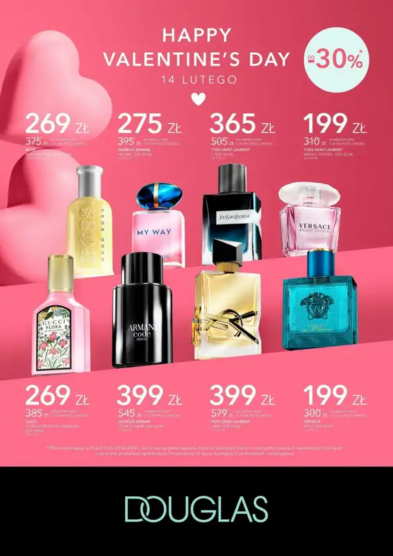 Douglas - gazetka promocyjna Douglas gazetka do 14.02.2024 od wtorku 13.02 do środy 14.02