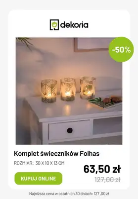 Dekoria - gazetka promocyjna Do -70% na dekoracje od wtorku 13.02 do wtorku 20.02 - strona 3 Dekoria - gazetka promocyjna Do -70% na dekoracje od wtorku 13.02 do wtorku 20.02 - strona 3