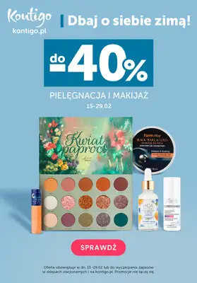 Kontigo - gazetka promocyjna -40% w Kontigo od czwartku 15.02 do poniedziałku 19.02 Kontigo - gazetka promocyjna -40% w Kontigo od czwartku 15.02 do poniedziałku 19.02