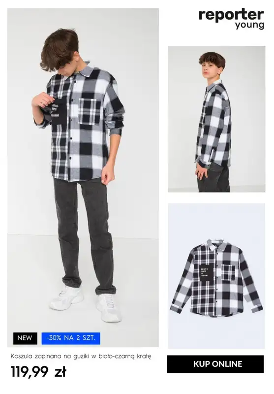 Reporter Young - gazetka promocyjna -30% na drugą, tańszą sztukę od wtorku 13.02 do środy 21.02 - strona 9