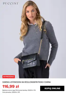 Puccini - gazetka promocyjna Do -70% TOTAL SALE: Torebki damskie od wtorku 20.02 do środy 28.02 - strona 7