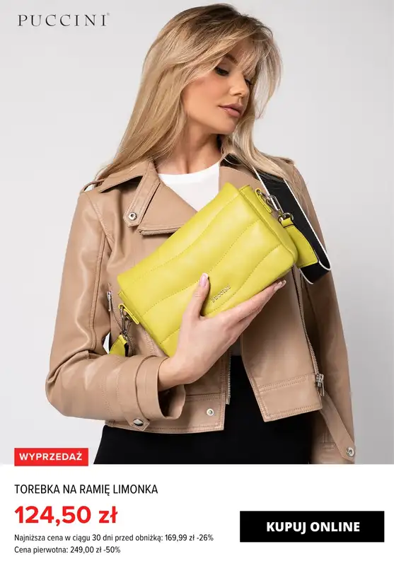 Puccini - gazetka promocyjna Do -70% TOTAL SALE: Torebki damskie od wtorku 20.02 do środy 28.02 - strona 16