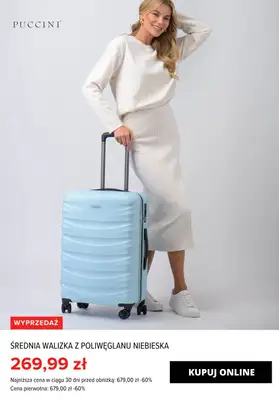 Puccini - gazetka promocyjna Do -70% TOTAL SALE: Walizki od piątku 23.02 do czwartku 29.02 - strona 14